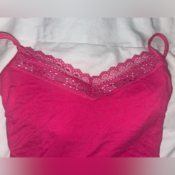 Aeropostale Fuchsia Lace Camisole - Picture 3 of 4
